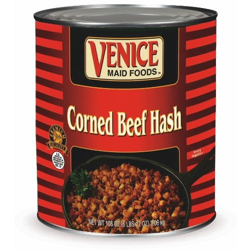 Venice Maid Hash Corn Beef, 105 Ounce, 6 Per Case